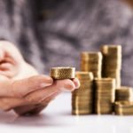 17894505 – men counting money  studio shots